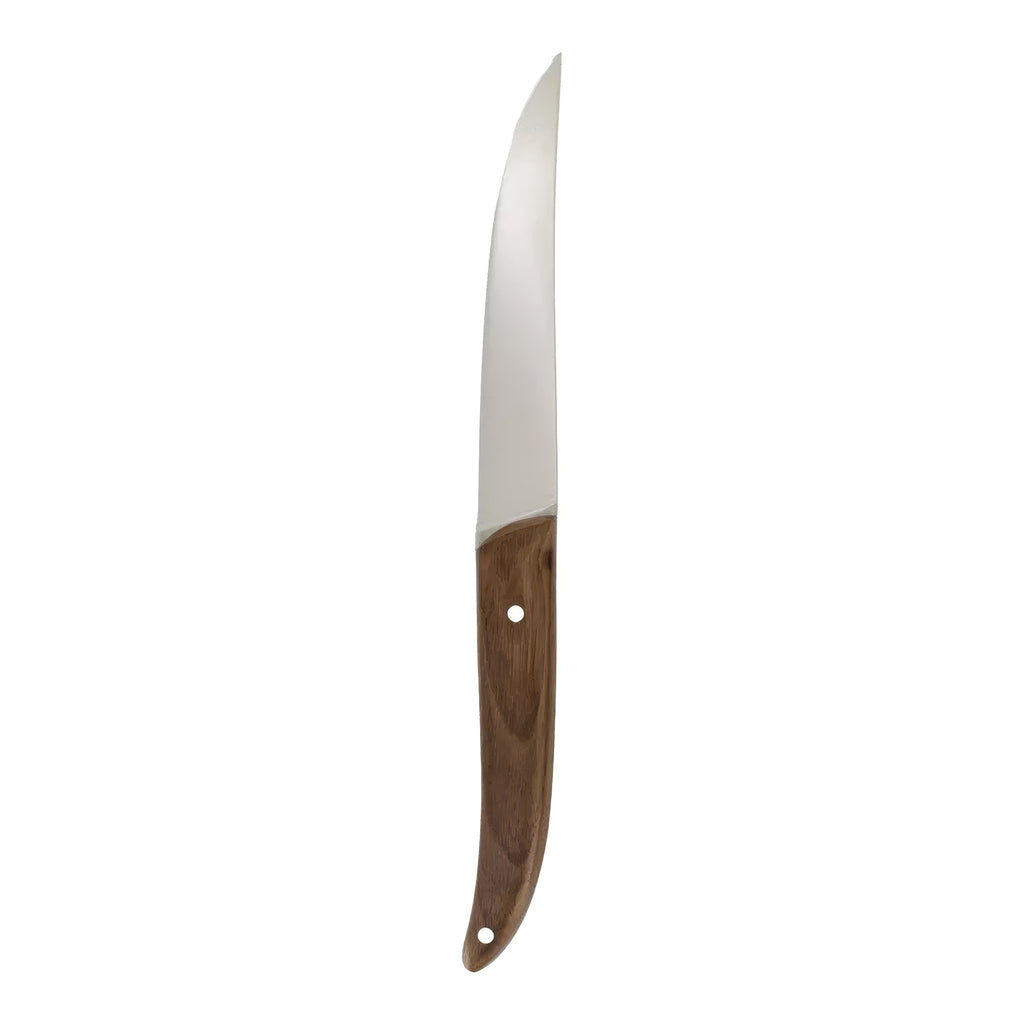 Turgla Flatware Accessories 9.25Inch  Brown Stainless Steel Steak Knife SKU: ETE776-W