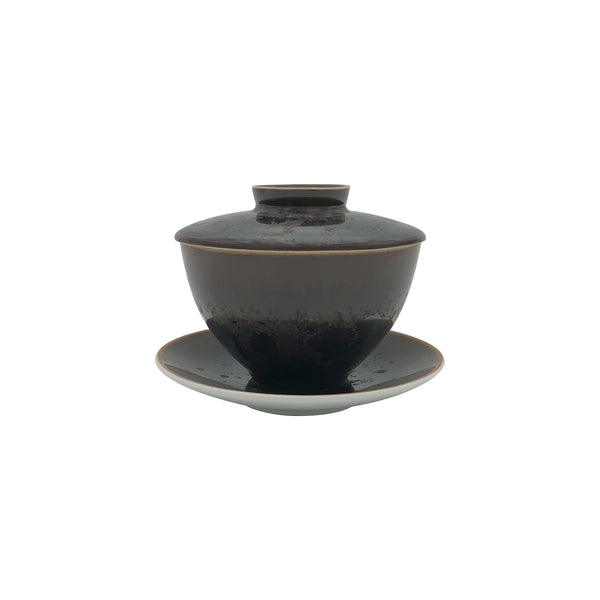 JL Coquet  STARDUST - Tasse th? &amp; soucoupe asiatique (couvercle inclus) 4.53 Inch SKU: LAS3025STDUBLNC000