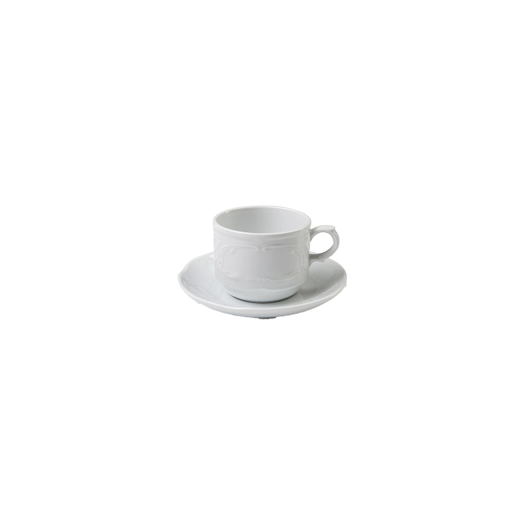 Turgla Flora dia.2.25Inch  h:2Inch  3 oz. Round White Porcelain Espresso Cup SKU: FLO01EK00