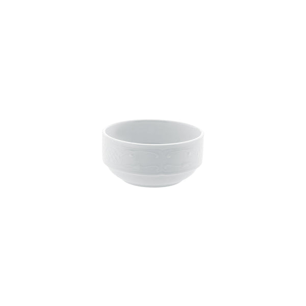 Turgla Flora dia.5.5Inch  h:2.75Inch  17 oz. Round White Porcelain Bowl SKU: FLO14JK00