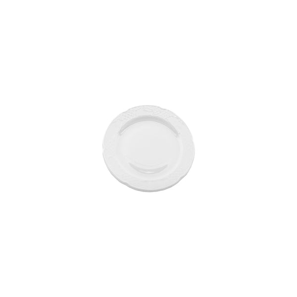 Turgla Flora dia.6.25Inch  Round White Porcelain Plate SKU: FLO16DU00