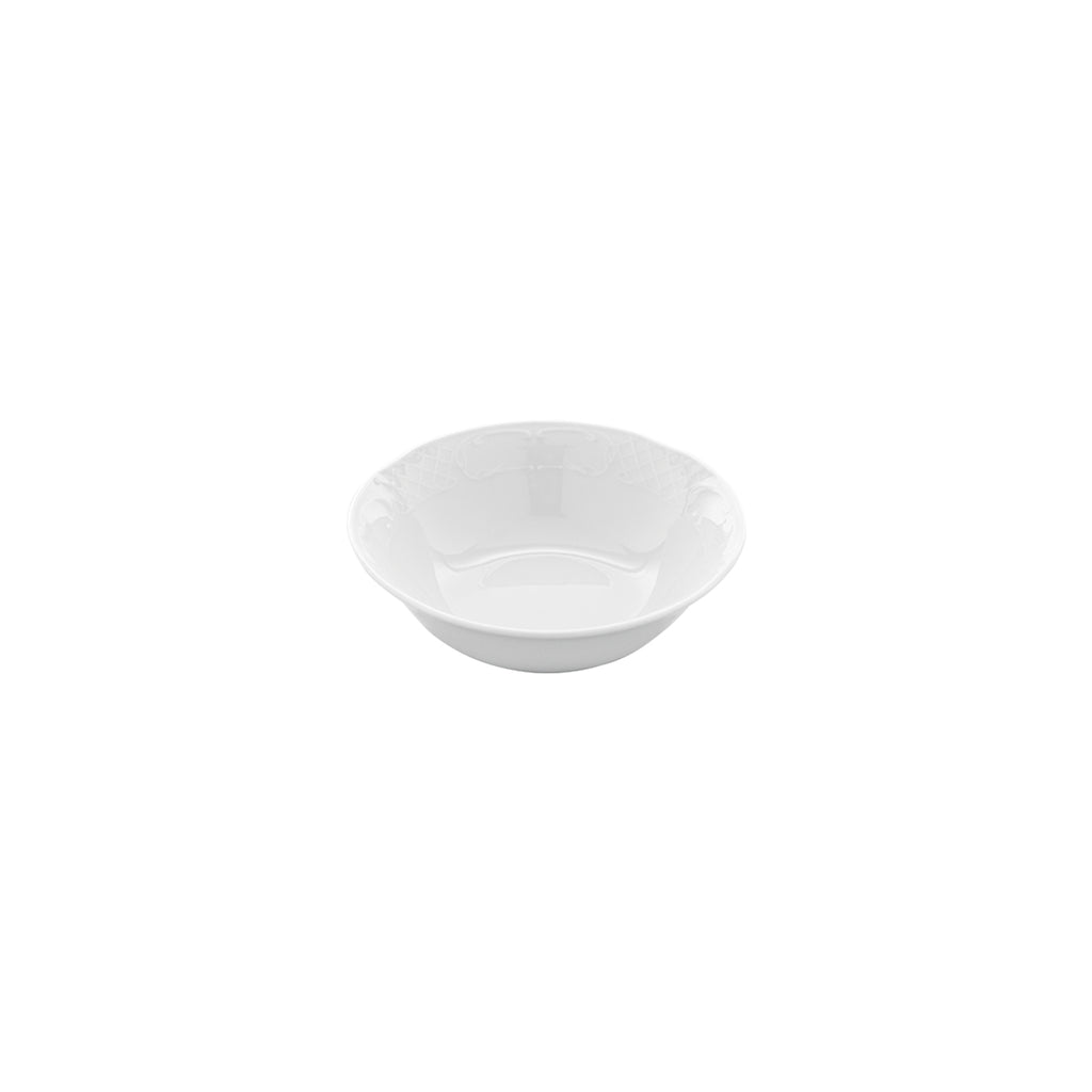 Turgla Flora dia.7.5Inch  h:2.5Inch  25 oz. Round White Porcelain Bowl SKU: FLO19KK00