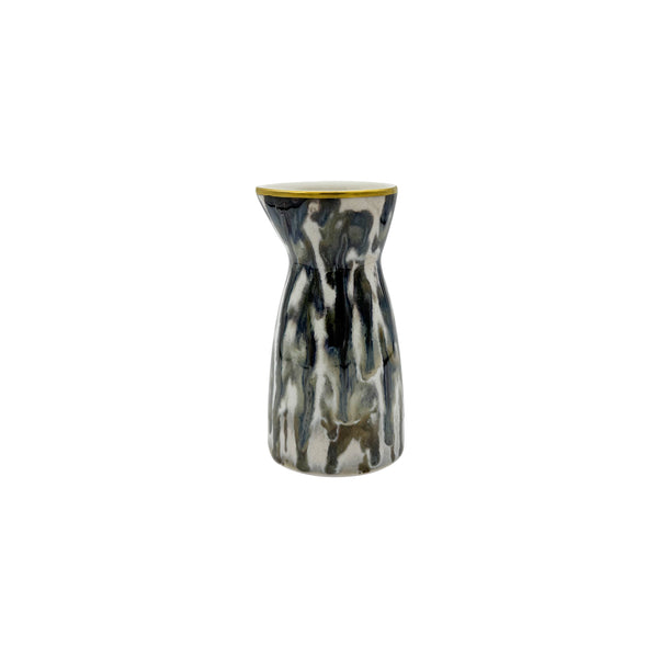Jaune de Chrome ECAILLE CREME Gold Fillet - Small Sake Bottle, Asian Line  - 4.4 fl oz SKU: LAS6067ECRECREMA00