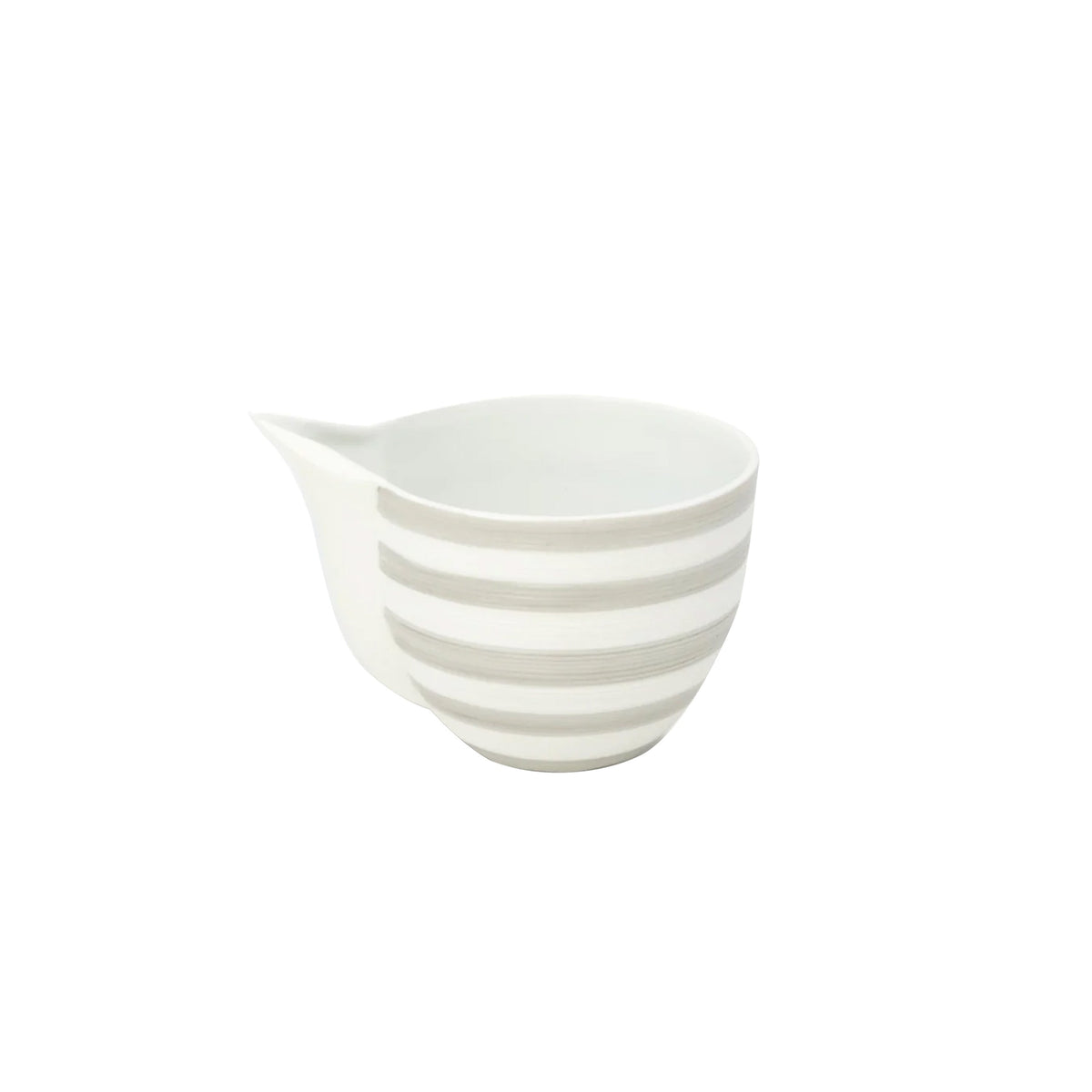 Jl Coquet HEMISPHERE Striped Grey - Small Creamer - 5.1 fl oz SKU: HEM4030BS0079