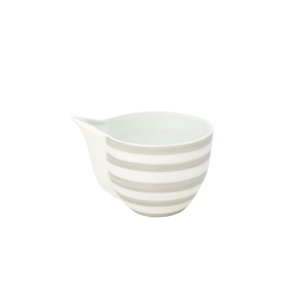 Jl Coquet HEMISPHERE Striped Grey - Small Creamer - 5.1 fl oz SKU: HEM4030BS0079