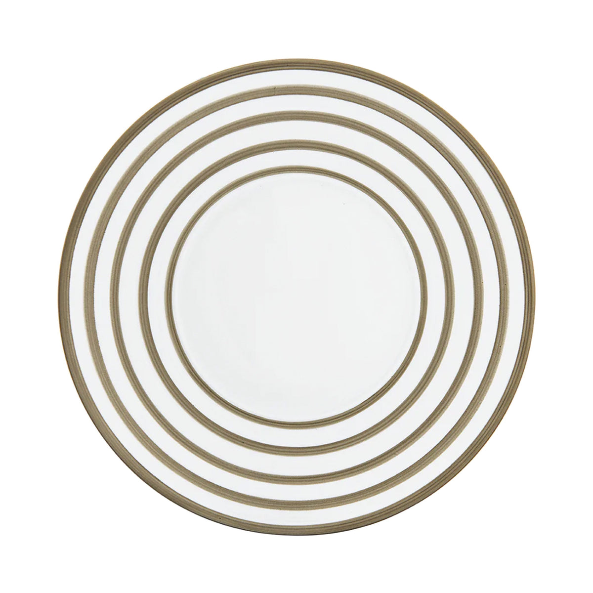 Jl Coquet HEMISPHERE Striped Metallic Grey - 29 cm Plate - 11.6 in SKU: HEM1002BS0045