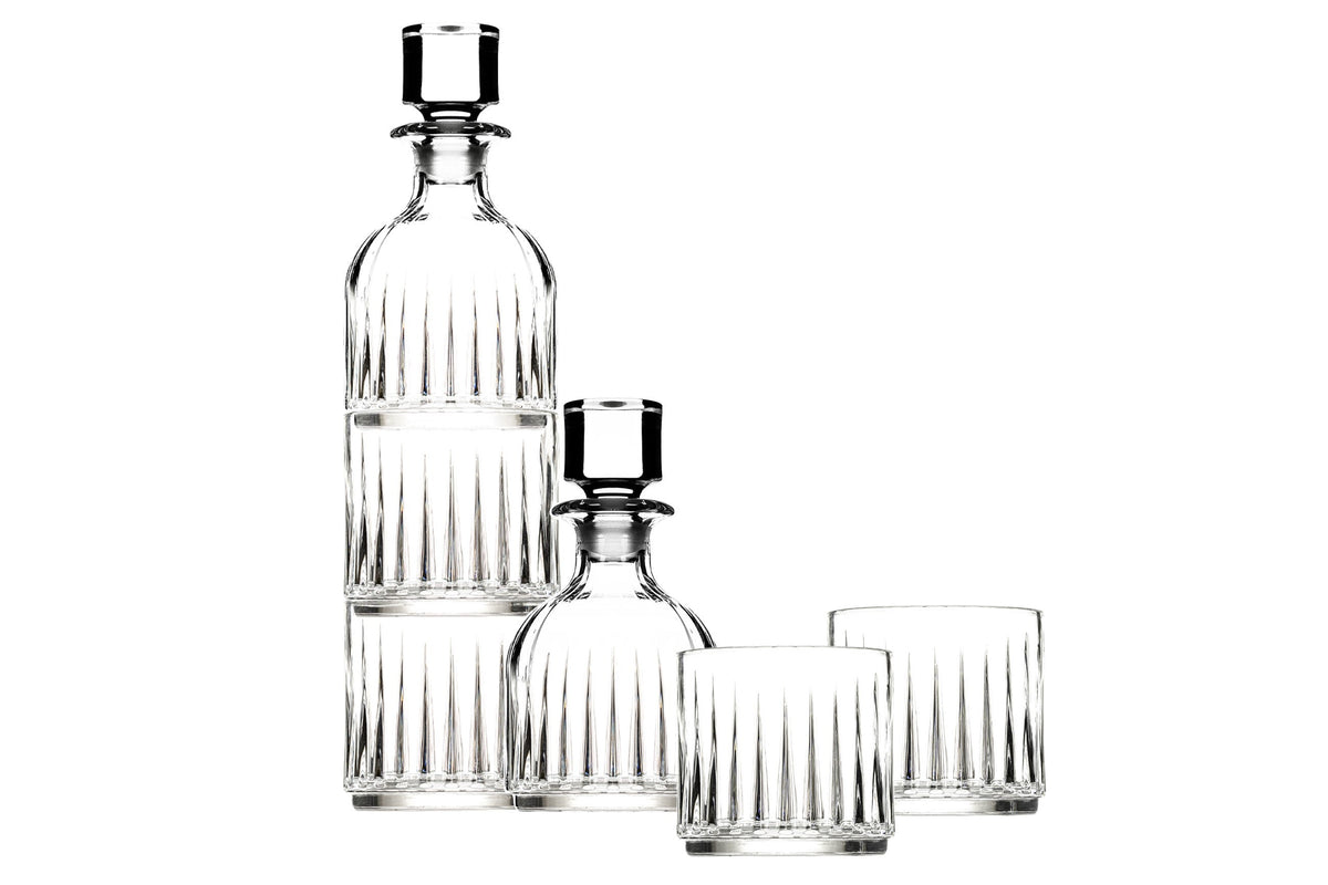 Legend Stack 3pc Decanter & Double Old Fashioned Set