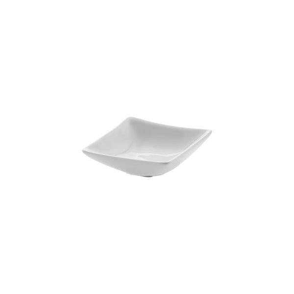 Turgla Hong Kong 3.25Inch  x 3.25Inch  Rectangular White Porcelain Sectional Plate SKU: HKG8X8ST00