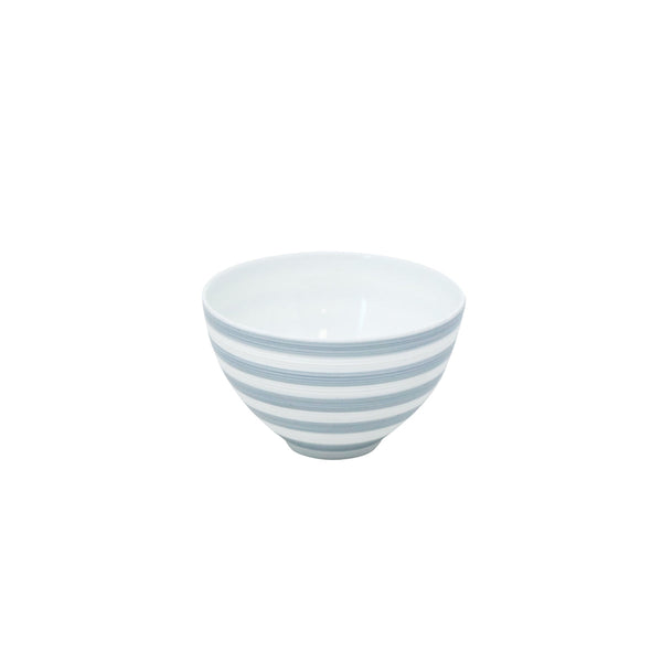 Jl Coquet HEMISPHERE Striped Storm Blue - Rice Bowl - 3.7 in SKU: HEM2003BS0072