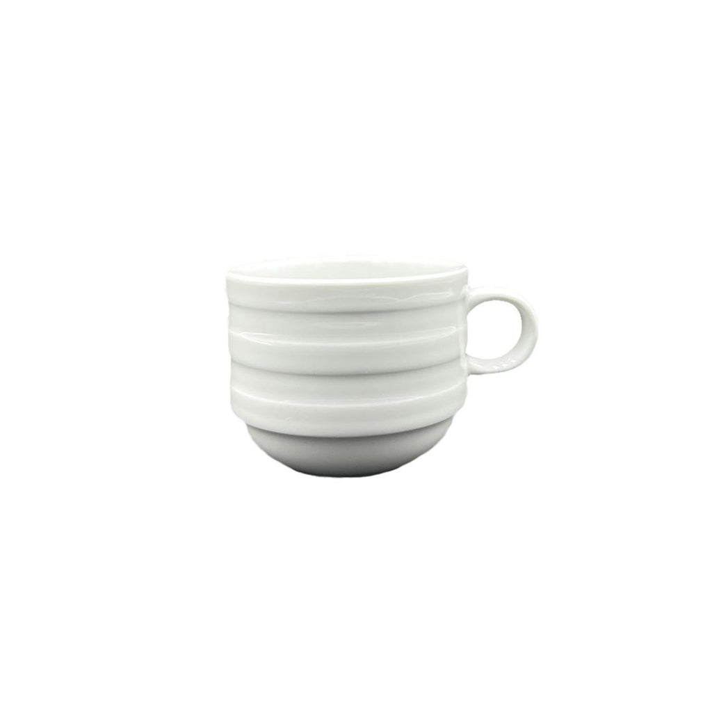 Turgla Lizbon dia.3.25Inch  h:2.5Inch  7 oz. Round White Porcelain Cup SKU: LIZ01CF00