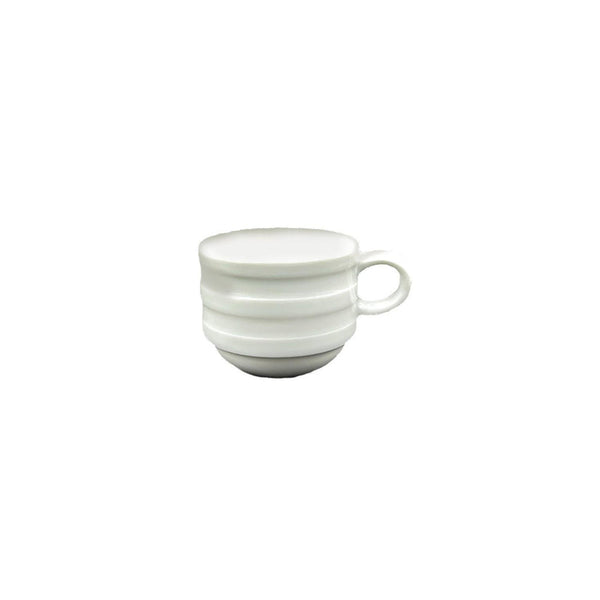 Turgla Lizbon dia.2.25Inch  h:1.75Inch  3 oz. Round White Porcelain Cup SKU: LIZ01KF00