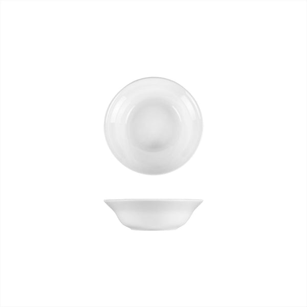 Turgla Lizbon dia.5.75Inch  h:1.5Inch  12 oz. Round White Porcelain Bowl SKU: LIZ15KK00