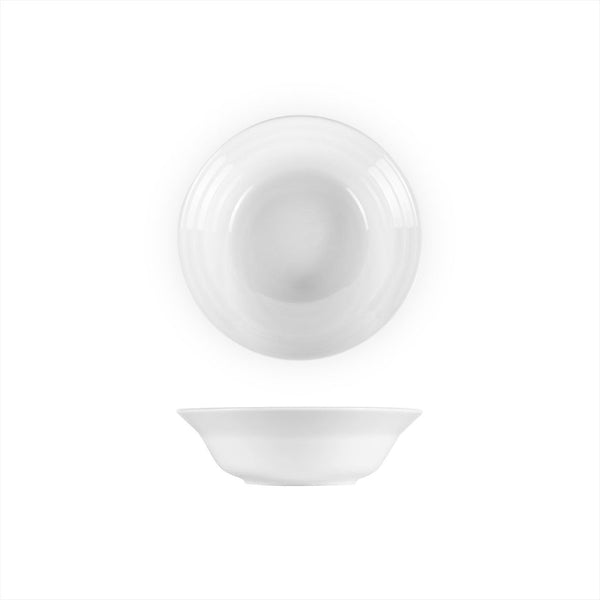 Turgla Lizbon dia.7.25Inch  h:2.25Inch  24 oz. Round White Porcelain Bowl SKU: LIZ19KK00