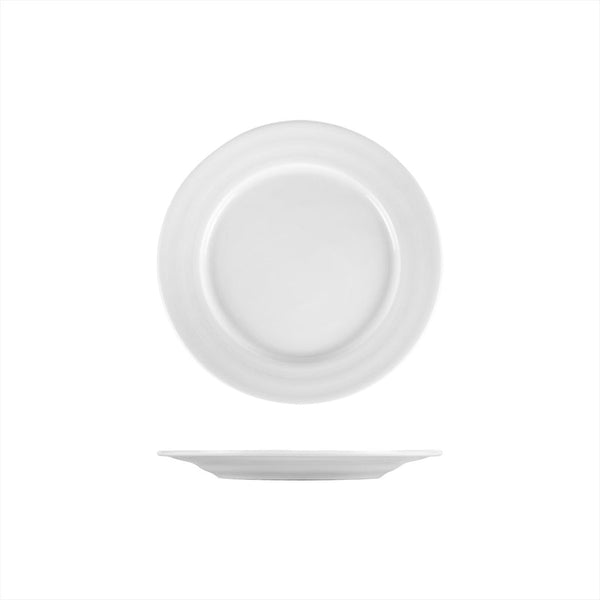 Turgla Lizbon dia.8.5Inch  Round White Porcelain Plate SKU: LIZ22DU00