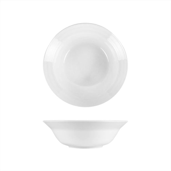 Turgla Lizbon dia.9Inch  h:2.75Inch  42 oz. Round White Porcelain Bowl SKU: LIZ23KK00