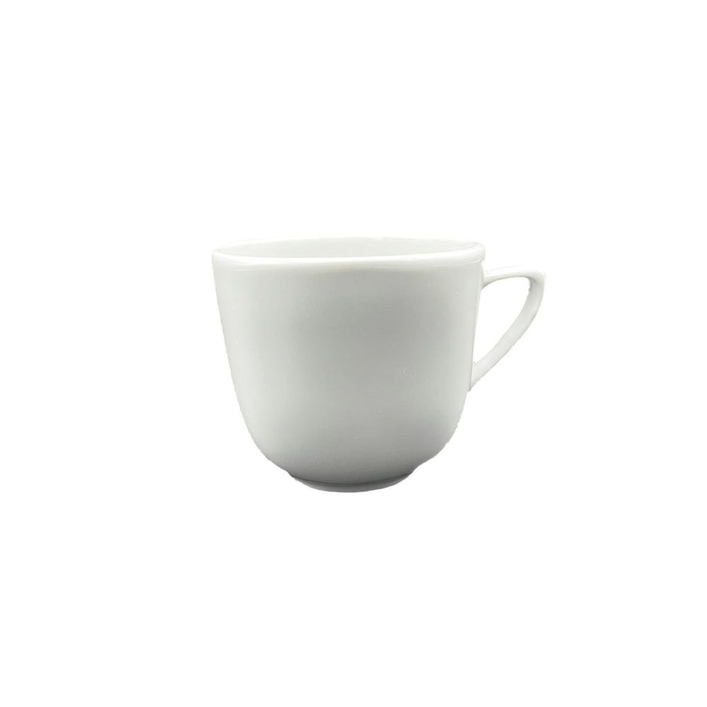 Turgla Mimoza dia.3.25Inch  h:2.75Inch  7 oz. Round White Porcelain Cup SKU: MMZ01CF00