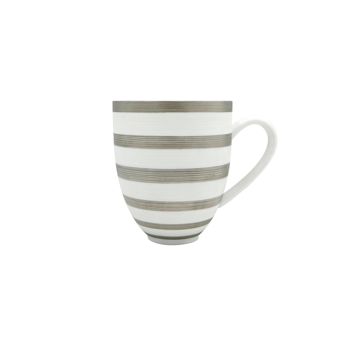 Jl Coquet Platinum Striped HEMISPHERE Mug - 9.1 fl oz SKU: HEM3004BSP028