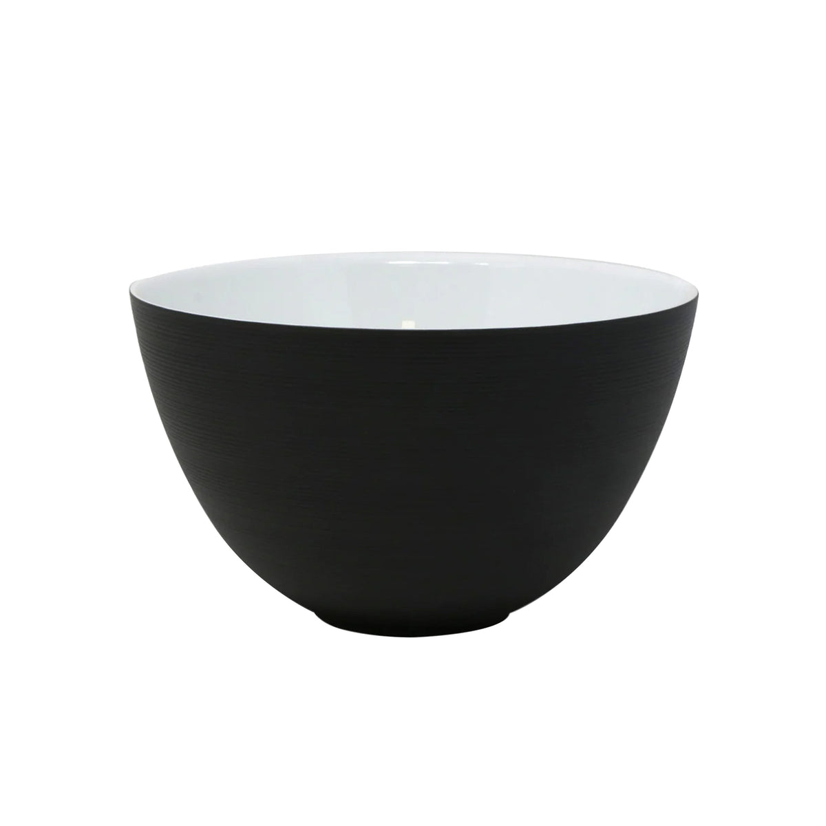 Jl Coquet HEMISPHERE Black Bakelite - Medium Salad Bowl - 8.5 in SKU: HEM5054BS0167