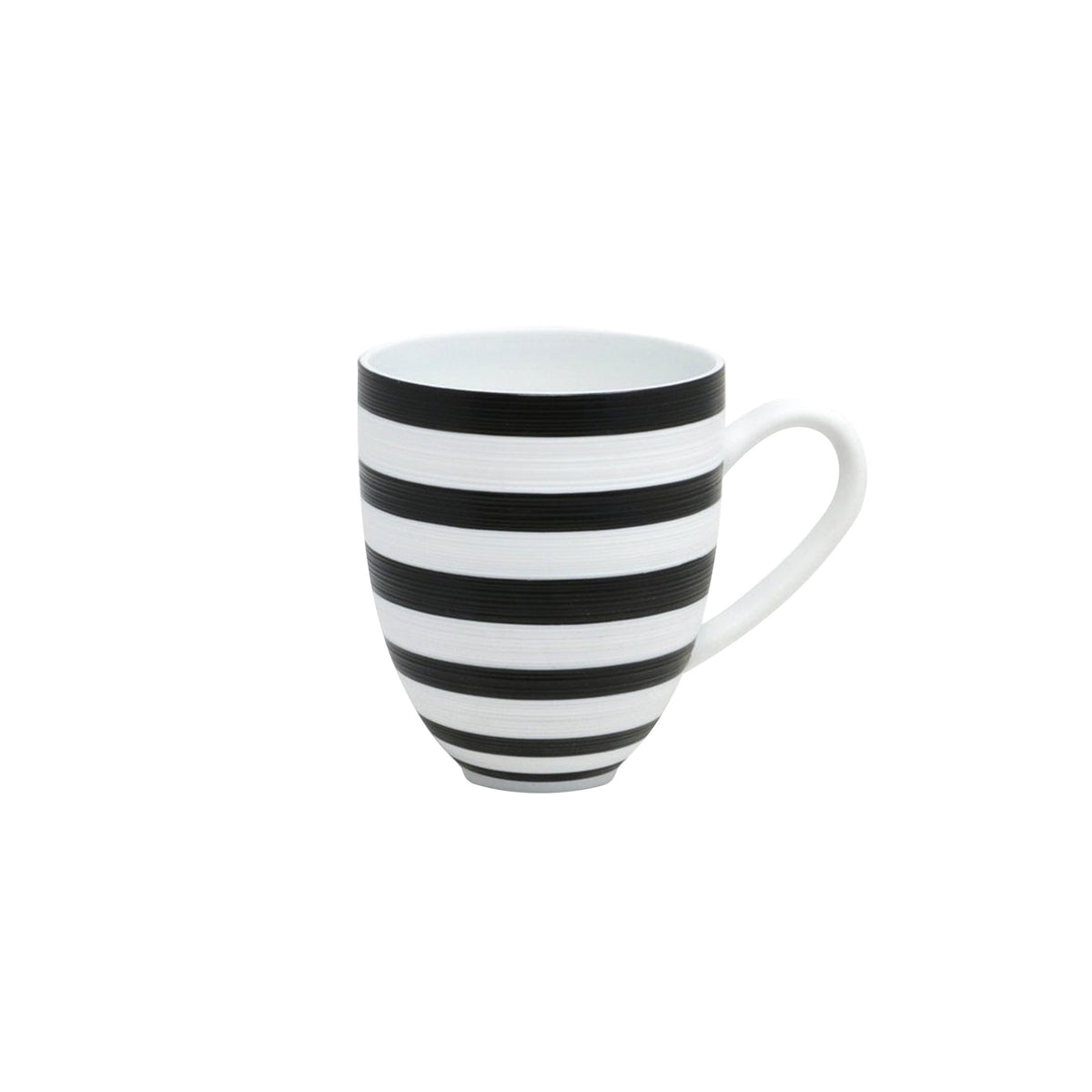 Jl Coquet Hemisphere Striped Black Bakelite Mug - Mug - 9.1 fl oz SKU: HEM3004BS0177