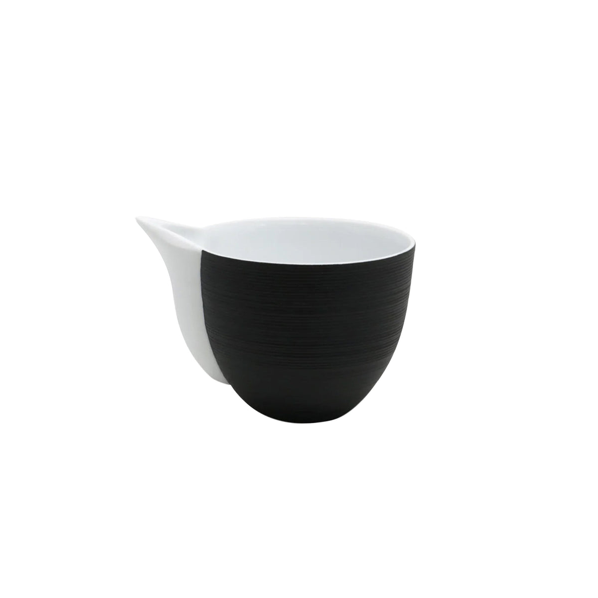 Jl Coquet HEMISPHERE Black Bakelite - Small Creamer - 5.1 fl oz SKU: HEM4030BS0167