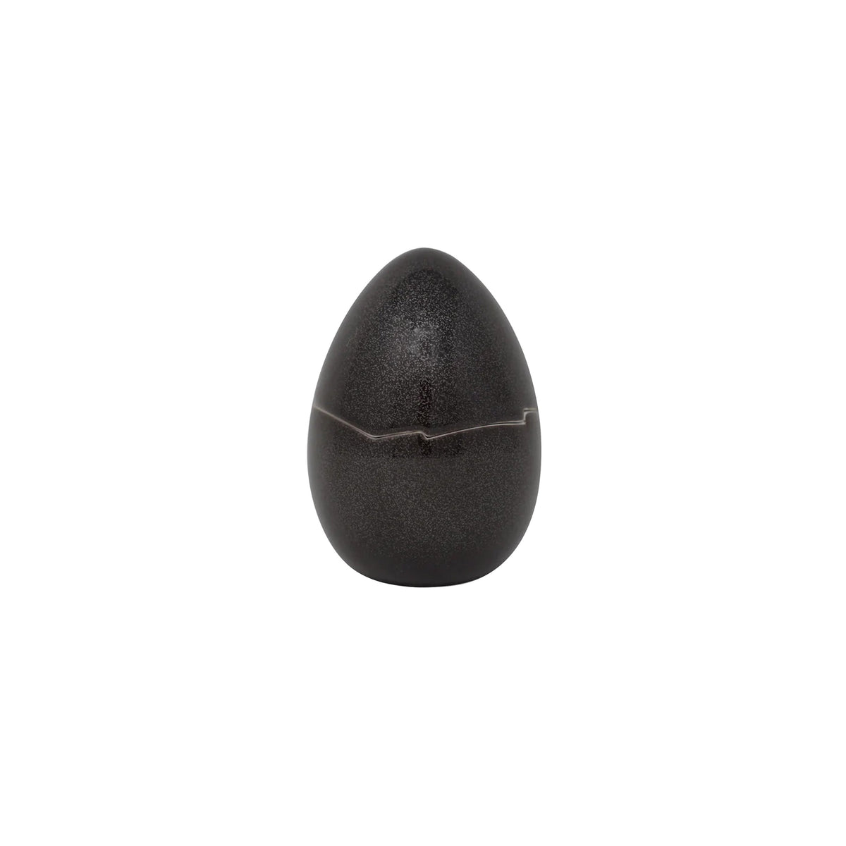 JL Coquet  NOIR PAILLET? - Oeuf PM   10 x 7 cm  SKU: ACC6235NPAINPAI000