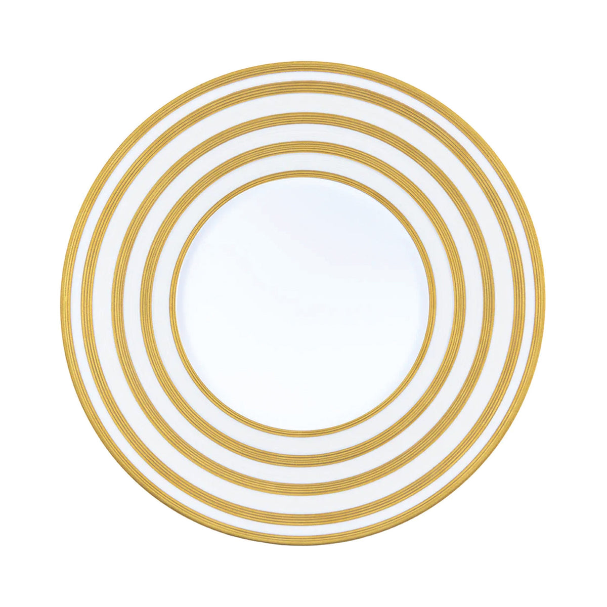 Jl Coquet HEMISPHERE Striped Gold - Plate 29 cm - 11.6 in SKU: HEM1002BSA055