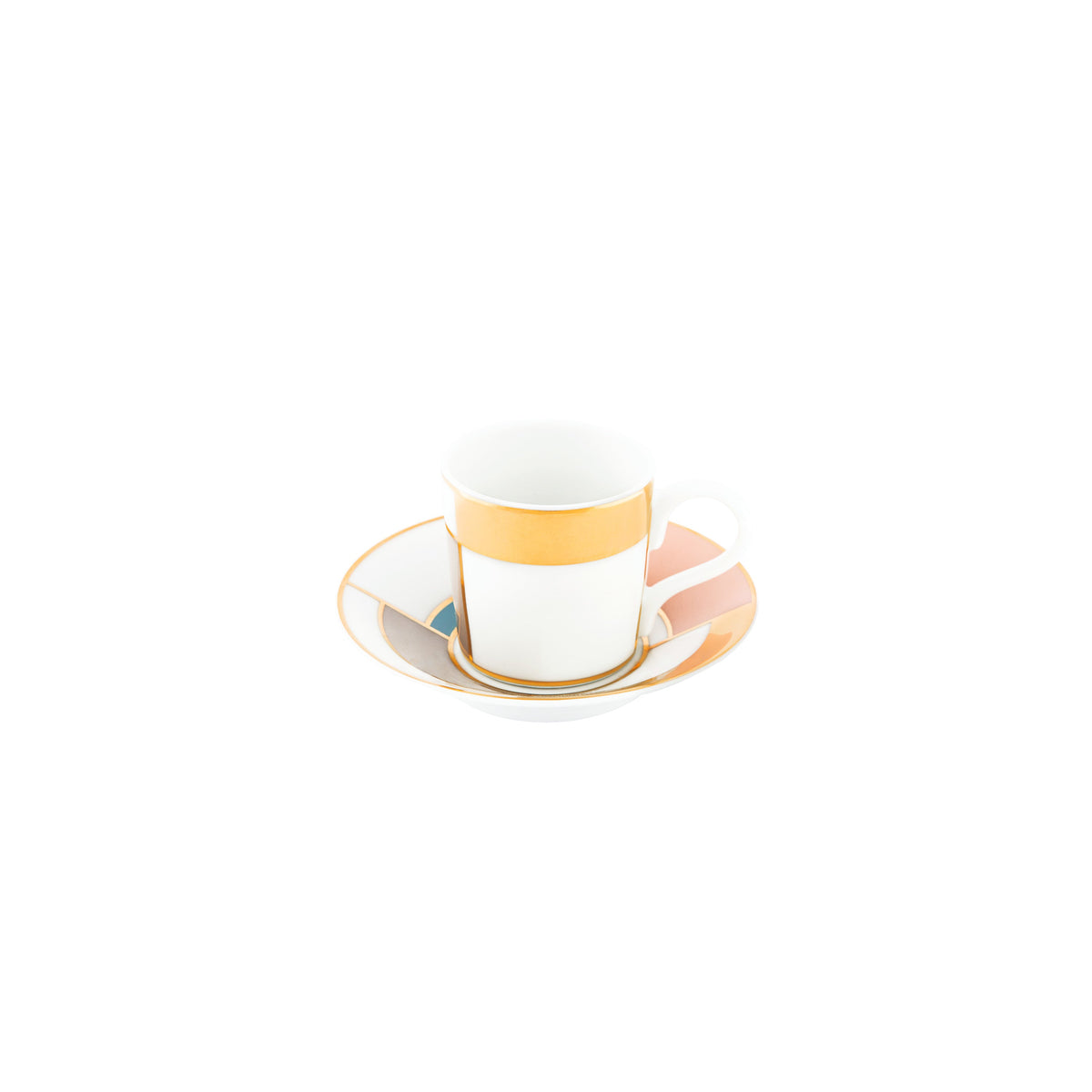 Jl Coquet QUARTET - Pair of coffee cup and saucer - 2.7 fl oz SKU: CYL3015BBA097