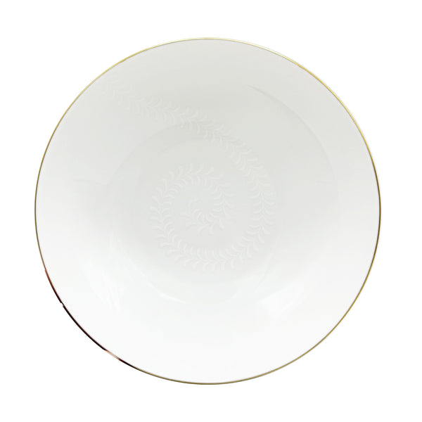 Jl Coquet ARJUNA White Fillet Gold - Deep Dish - 11.6 in SKU: HOR5029BBA096