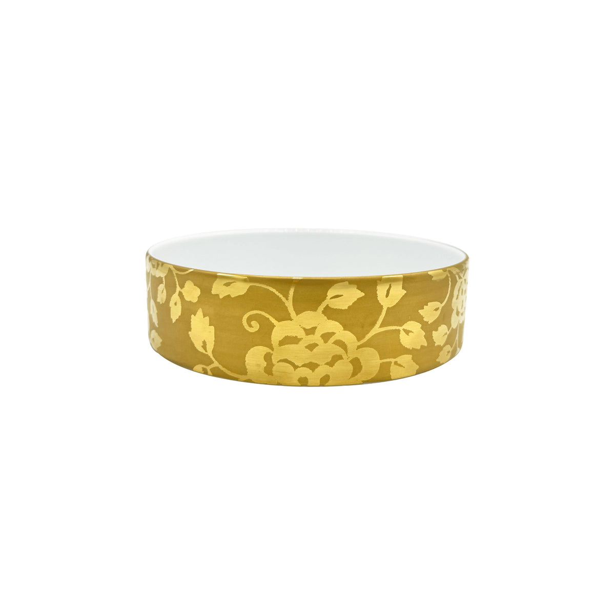 Jl Coquet THISTLES Gold Inlay - Individual Large Platter - 6.3 x 1.8 in SKU: CYL5035BBA014