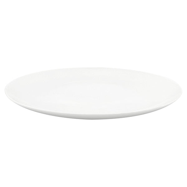 Jl Coquet ARJUNA White on White - Maxi Flat Plate - 13.8 in SKU: HOR5043BB0103
