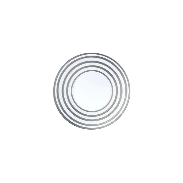Jl Coquet HEMISPHERE Striped Platinum - Bread Plate - 6.1 in SKU: HEM1008BSP028