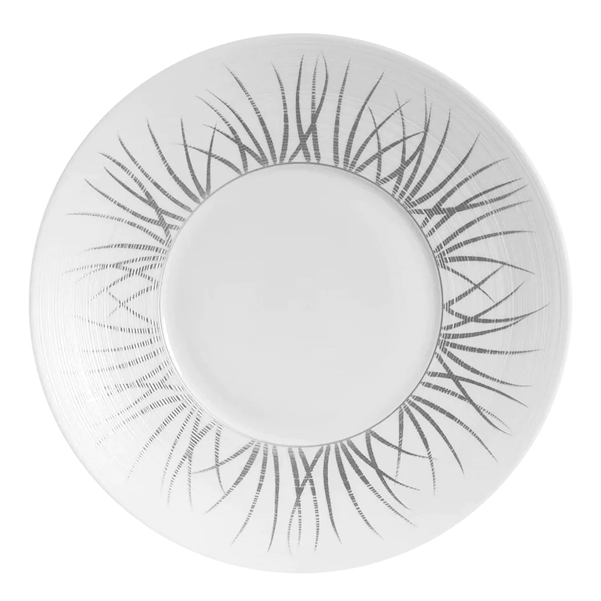 Jl Coquet HEMISPHERE Platinum Tundra - Serving Plate - 12.6 in SKU: HEM1039BSP033