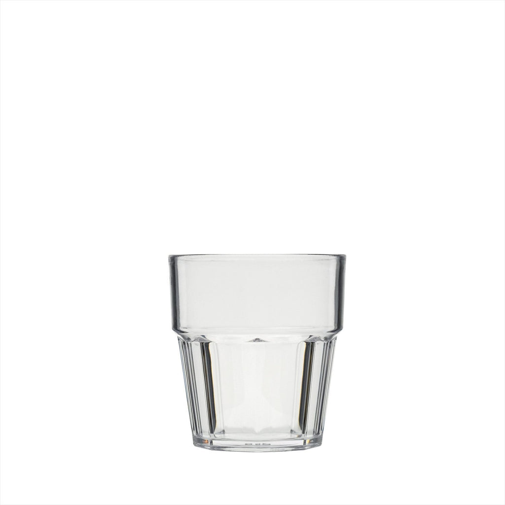 Turgla Casablanca dia.3.25Inch  h:3.5Inch  8 oz. Round Clear Polycarbonate Tumbler SKU: R-CSBTMB250CLR