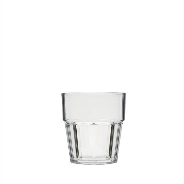 Turgla Casablanca dia.3.25Inch  h:3.5Inch  8 oz. Round Clear Polycarbonate Tumbler SKU: R-CSBTMB250CLR