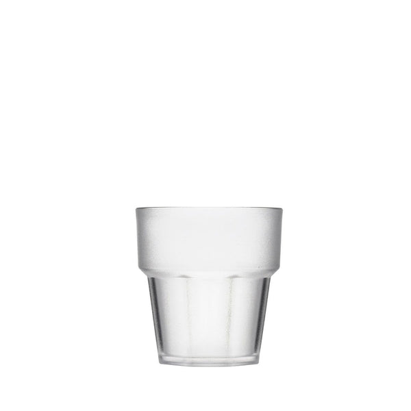 Turgla Casablanca dia.3.25Inch  h:3.5Inch  8 oz. Round Frosted Polycarbonate Tumbler SKU: R-CSBTMB250FRS