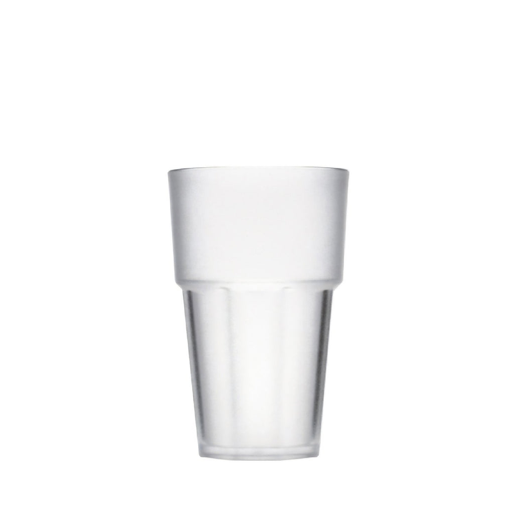 Turgla Casablanca dia.3.25Inch  h:5.25Inch  14 oz. Round Frosted Polycarbonate Tumbler SKU: R-CSBTMB400FRS