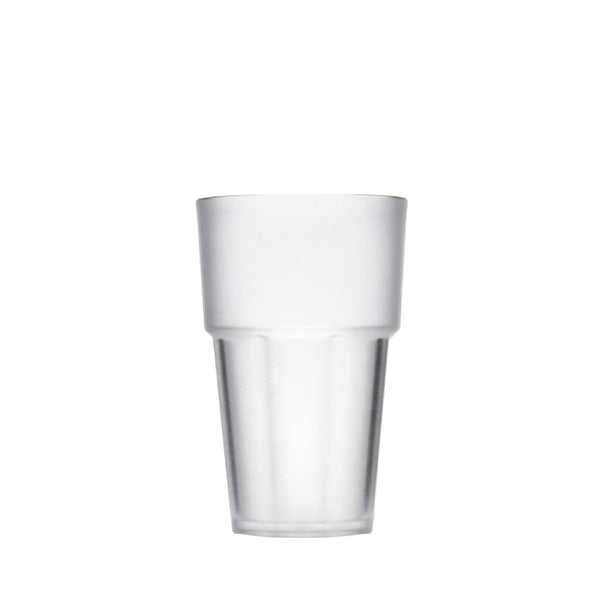 Turgla Casablanca dia.3.25Inch  h:5.25Inch  14 oz. Round Frosted Polycarbonate Tumbler SKU: R-CSBTMB400FRS
