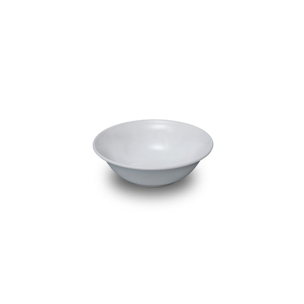 Turgla Rubikap Delta dia.7.25Inch  h:2.25Inch  22 oz. Round White Polycarbonate Bowl SKU: R-PCBD18BW00