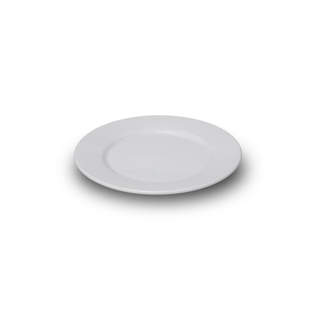 Turgla Rubikap Delta dia.9Inch  Round White Polycarbonate Plate SKU: R-PCPF23DU00