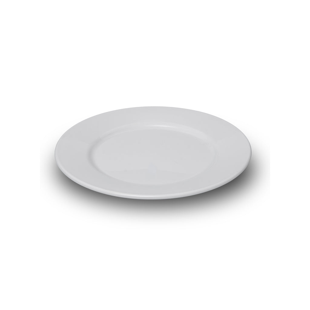 Turgla Rubikap Delta dia.11Inch  Round White Polycarbonate Plate SKU: R-PCPF28DU00