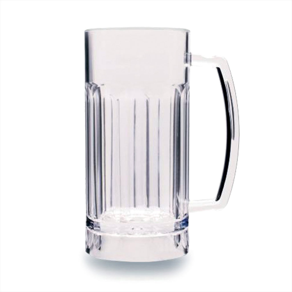 Turgla Premium dia.3.25Inch  h:6.75Inch  19 oz. Round Clear Polycarbonate Beer Mug SKU: R-PRMBER568CLR