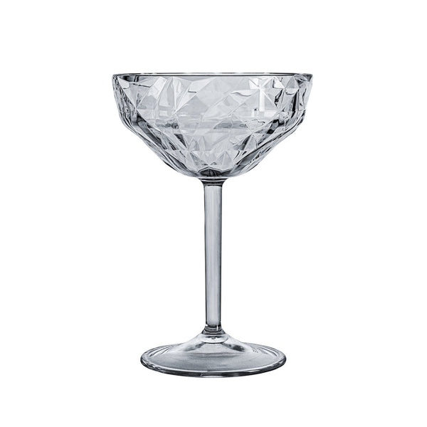 Turgla Premium dia.4.25Inch  h:6.25Inch  9 oz. Round Charcoal Polycarbonate Goblet SKU: R-PRMGBL280CHR