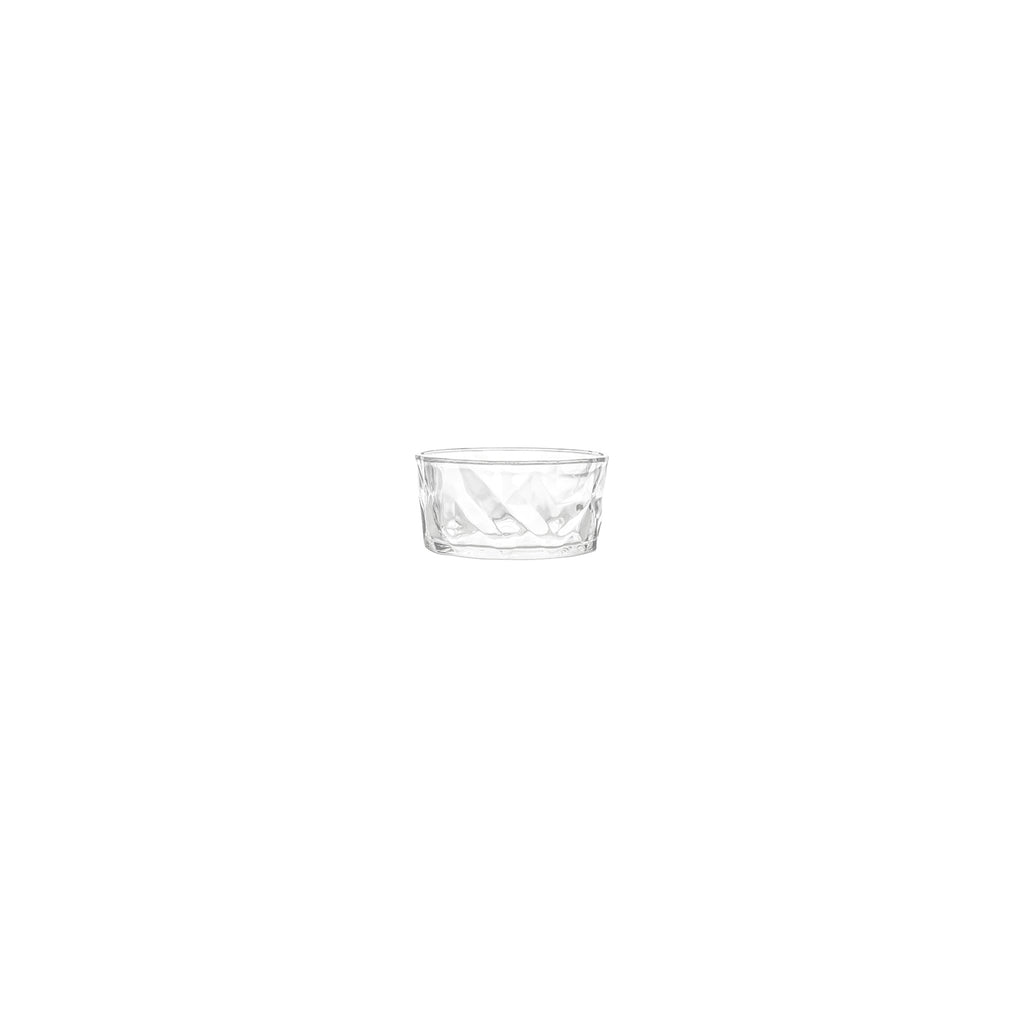 Turgla Premium dia.3.5Inch  h:1.5Inch  5 oz. Round White Polycarbonate Bowl SKU: R-PRMSNBWCLR