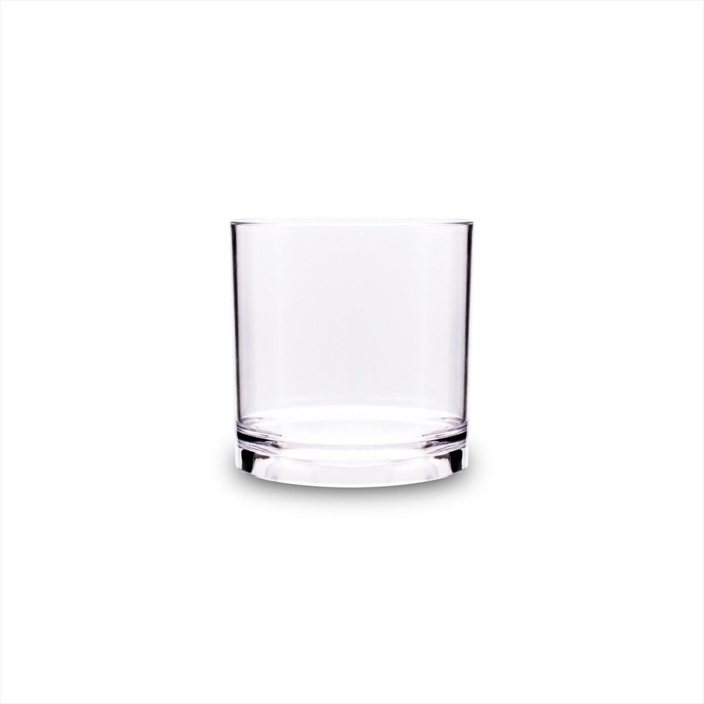 Turgla Premium dia.3Inch  h:3Inch  8 oz. Round Clear Polycarbonate Whisky Glass SKU: R-PRMTMB250CLR