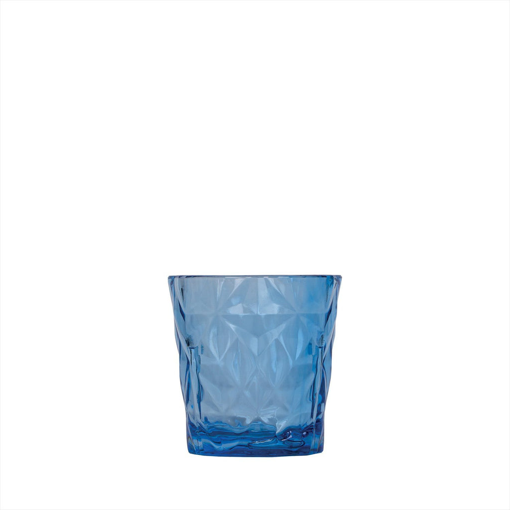 Turgla Prism dia.3.5Inch  h:3.5Inch  10 oz. Round Blue Polycarbonate Rocks/Old Fashioned SKU: R-PRSRCK250BLU