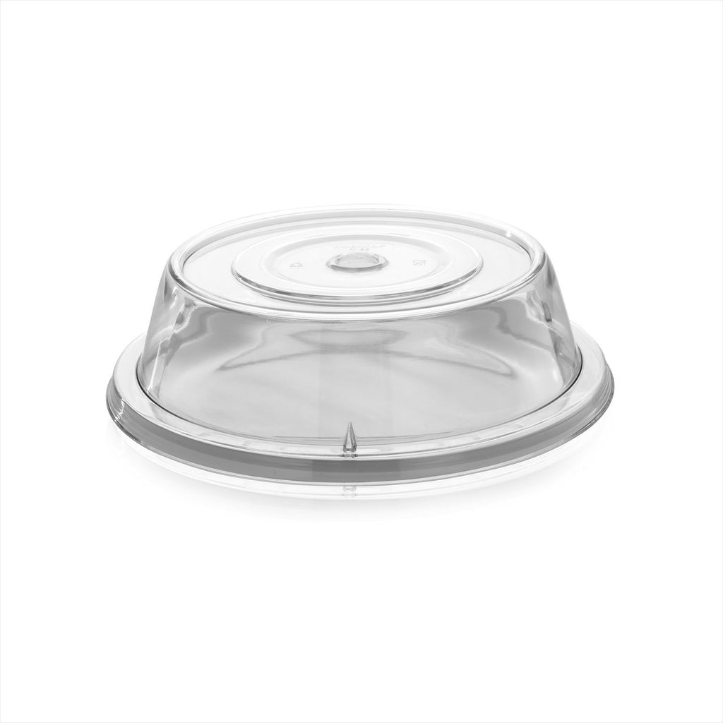 Turgla Rubikap Cover dia.10.25Inch  h:2.75Inch  Round Clear Polycarbonate Plate Cover SKU: R-SRVCVR258CLR