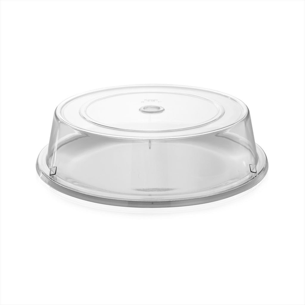 Turgla Rubikap Cover dia.11Inch  h:2.75Inch  Round Clear Polycarbonate Plate Cover SKU: R-SRVCVR282CLR