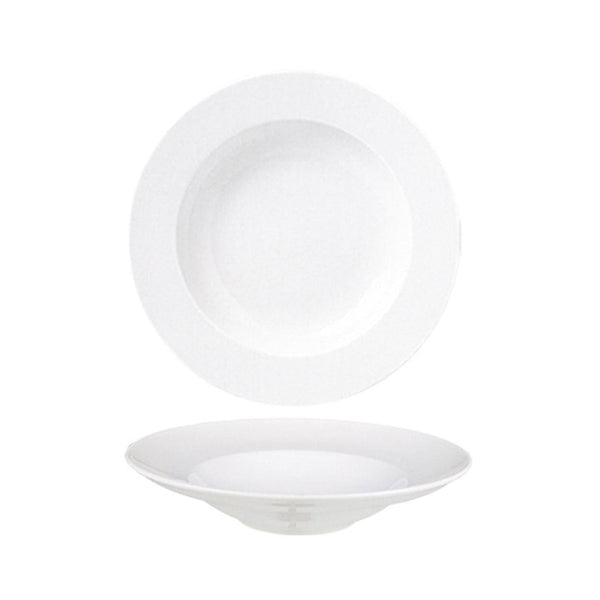 Turgla Delta dia.10Inch  h:2Inch  10 oz. Round White Porcelain Bowl SKU: RN26CK00