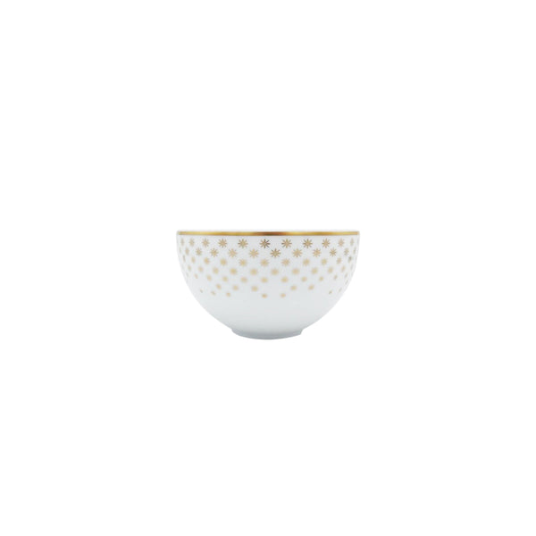 Jl Coquet Gold Rosette - Rice Bowl - 3.7 in SKU: HOR2003BBA141