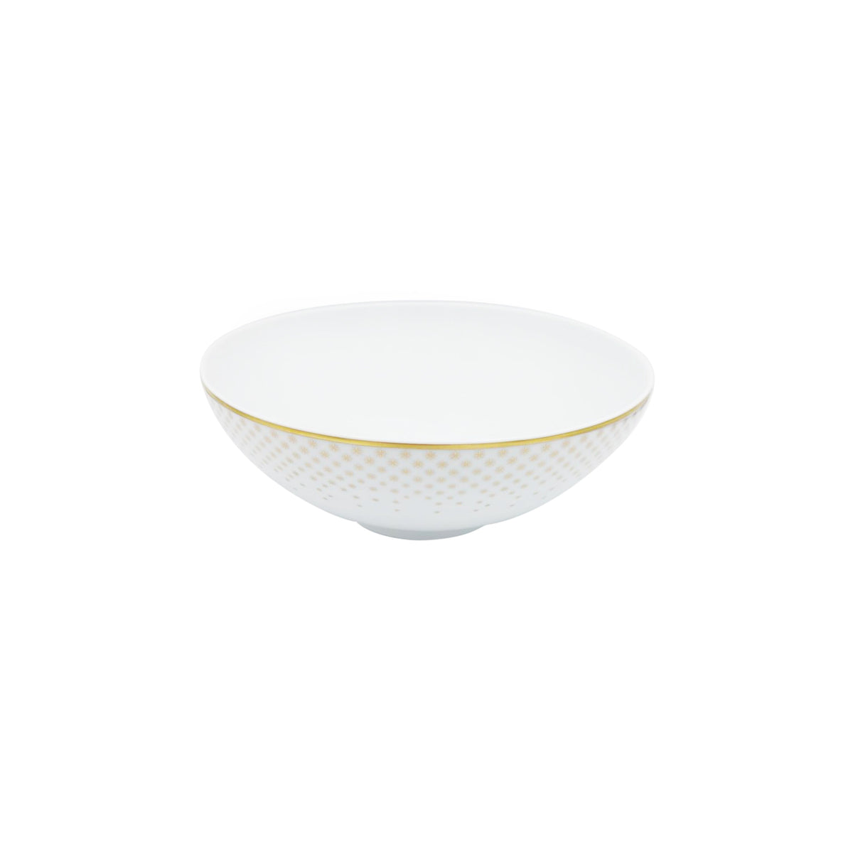 Jl Coquet Gold Rosette - Small Salad Bowl - 6.7 in SKU: HOR2014BBA141